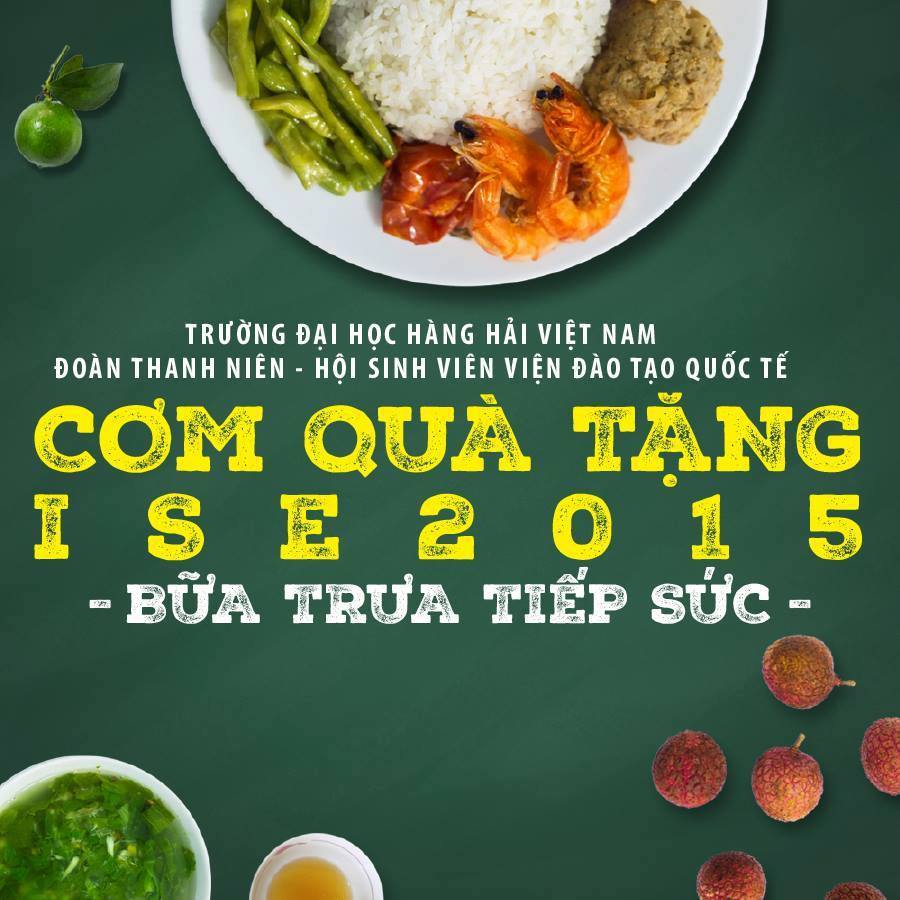 Chương trình cơm Quà tặng - Bữa trưa tiếp sức - Đoàn thanh niên - Hội sinh viên Viện Đào tạo Quốc tế