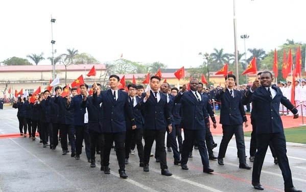 Lễ kỉ niệm 60 năm ngày thành lập Trường ĐHHHVN và đón nhận danh hiệu anh hùng lực lượng vũ trang nhân dân.